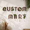 Home Ornaments Hydroponic Planter Shelf Wooden Wall Decoration Wall Mounted Planter  Plant Lover