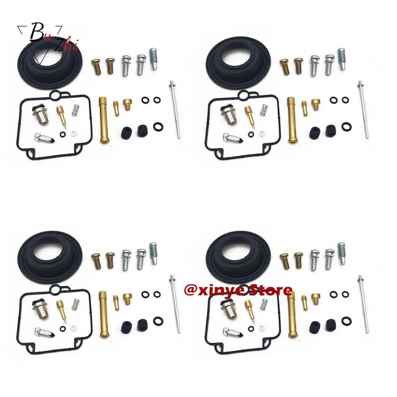 4sets Carburetor repair kit for Suzuki Bandit GSF400 GK75A 1991-1997 GSF 400 GK 75A 75 A Fuel System float diaphragm