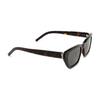 Saint Laurent Side Logo Irregular Shape Sunglasses Unisex Sunglasses Brown SLM127F002