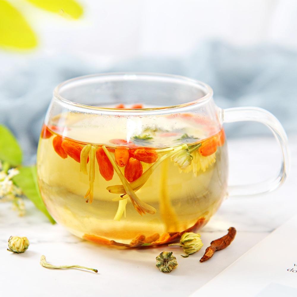 Honeysuckle Chrysanthemum Herbal Tea for Late Night, Flower Tea Blend