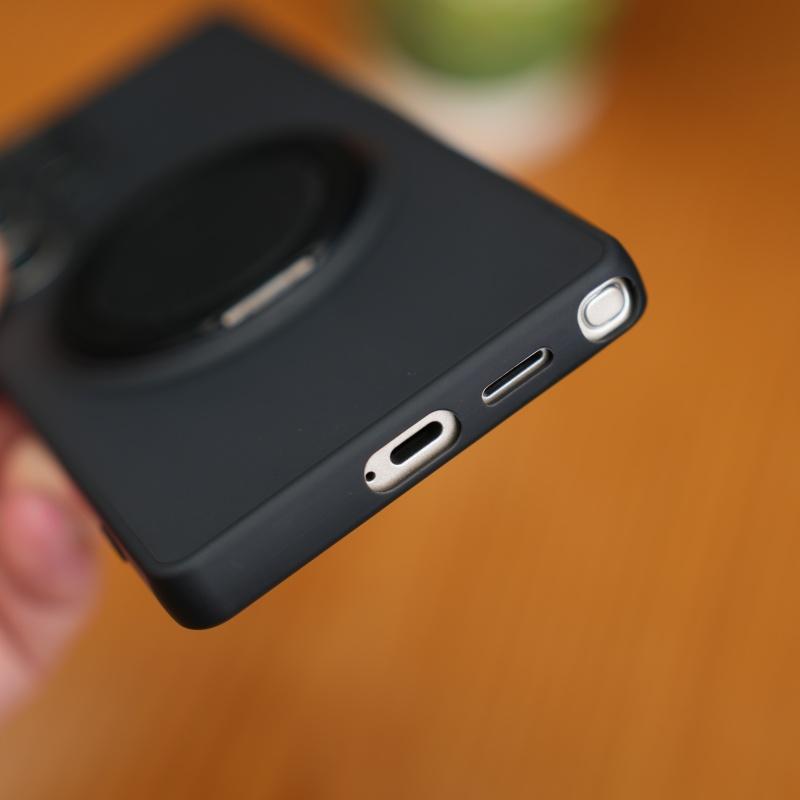 Translucent Matte Magnetic Bracket Case For Samsung Galaxy S26 Ultra S25 Edge S24 S23 FE Plus A36 A56 A55 A35 Shockproof Cover
