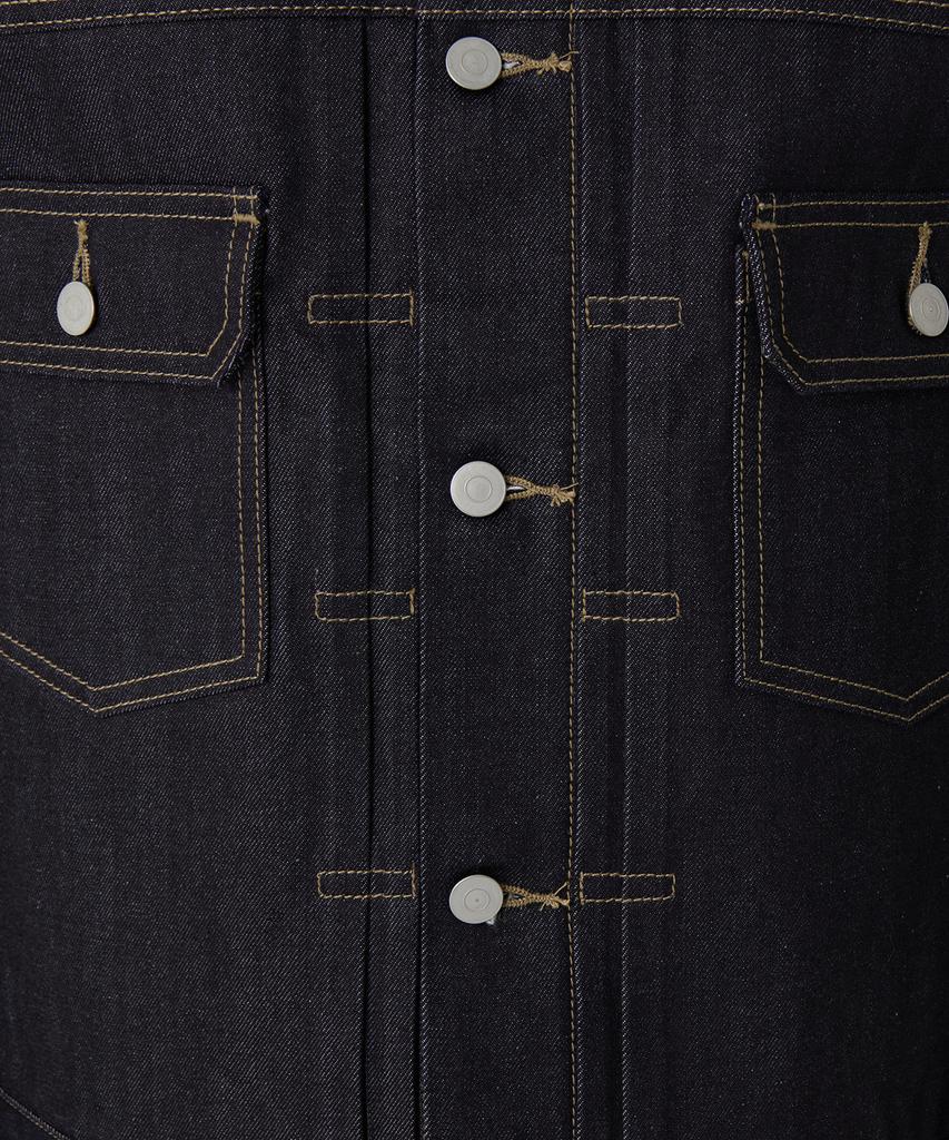 Musinsa Standard Selvedge Denim Trucker Jacket 2 [Deep Indigo]
