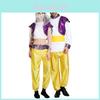 Elegant Purple Arabian Prince Princess Costume For Cosplay And Stage Performance