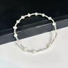 Fine 14k Gold Filled Bead with Freshwater Pearl Bracelet S925 Sterling Silver for Women Girls Making Jewelry