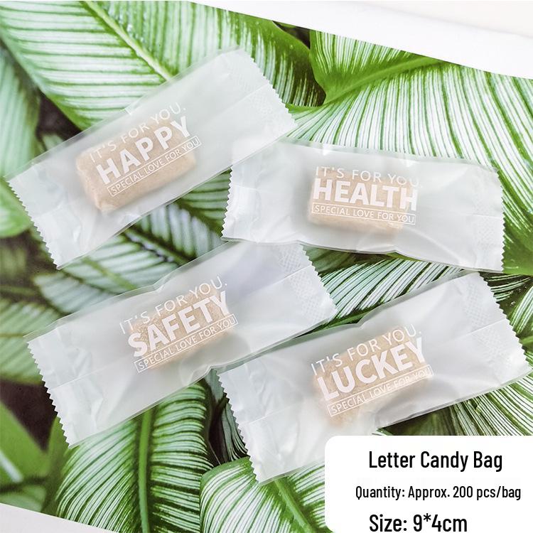 Nougat Candy Packaging Bag with Machine-Sealed Candy Paper