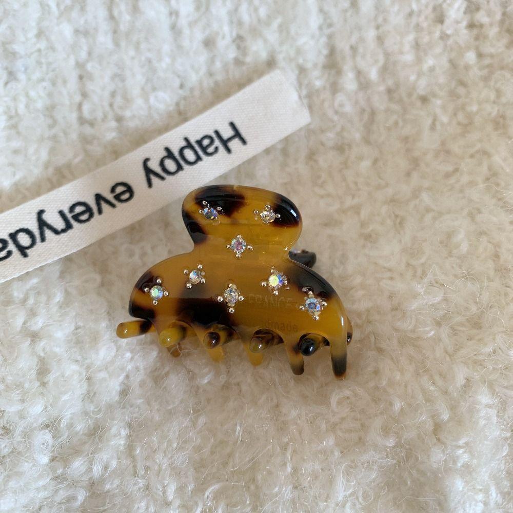 Babysbreath Acetate Hairpin Crystal Mini Hair Claw Personalized Rhinestone Hair Clip  Girls