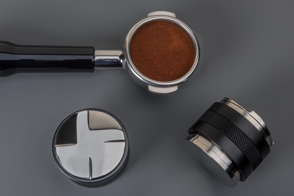 La mellow Distributor Tamper Stainless Steel 2-in-1 (58mm)