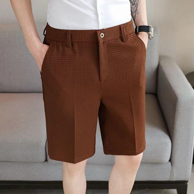 Sommer Modemarke Dünne Fünf-Punkt-Hose Sommer Neu Herren Lässige 5-Punkt Mittelhose High-End Shorts Herrenstil