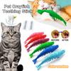 Pet Silicone Toy Cat Fish Shape Toothbrush Lobster Catnip Interactive Chew Clean Teeth Toy Cats Toys Resistance