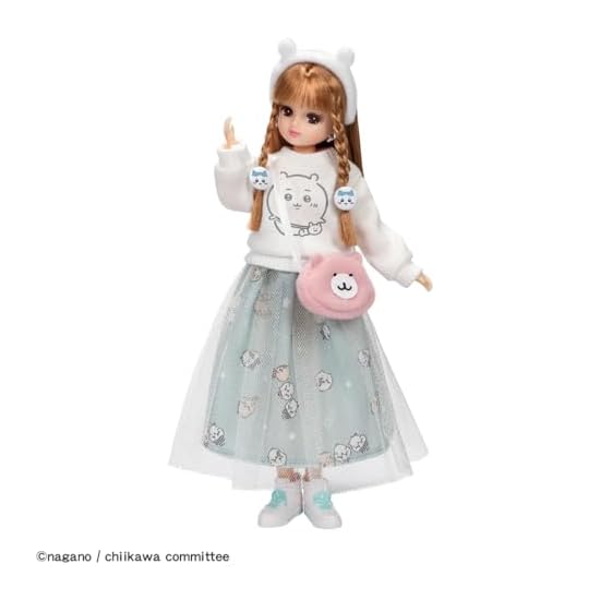 Takara Tomy Licca-chan Doll LD-08 Chiikawa Daisuki Licca-chan Dress-up Pretend Play Toy Ages 3 and u