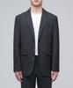 Musinsa Standard Relaxed Basic Wool Blazer [Charcoal Grey]