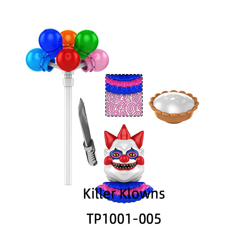 The TP1001 Killer Klowns Action Figures Model Blocks MOC Bricks Set Gifts Toys
