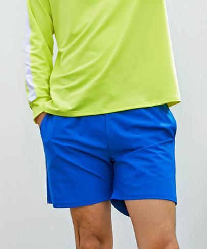 Tyubeuteuli Men'S Tricot Contrast Beach Pants A502 Blue