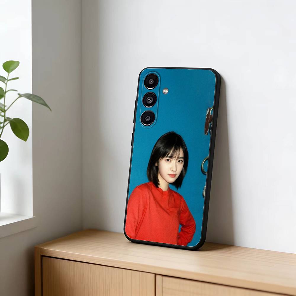 Chinese Actress S-Shen Y-Yue Phone Case For Samsung Galaxy A91,80,73,72 ,71,53,52,32 ,31,22,21s,20,Soft Black Case