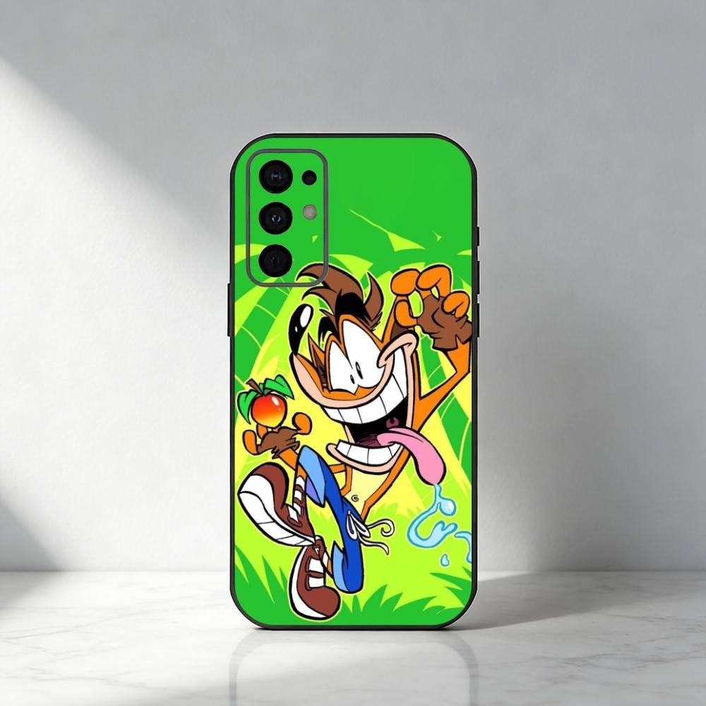 C-Crash-B-Bandicoots-Game Phone Case For Samsung S25,S24,S21,S22,S23,S30,Ultra,S20,Plus,Fe,Note,5G Black Cover