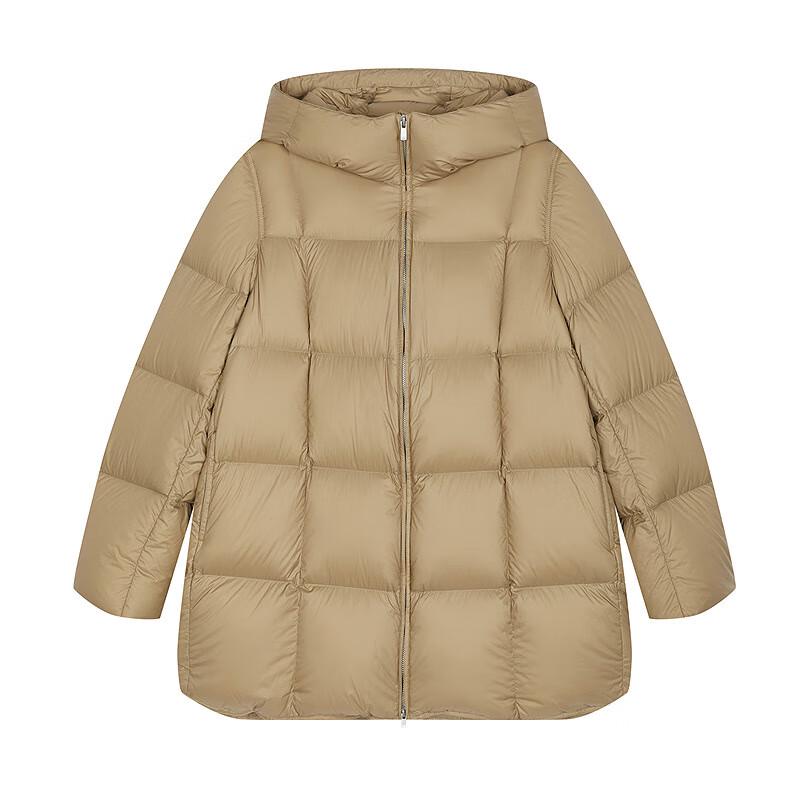 JNBY Lightweight 95% Goose Down Hooded Puffer Jacket