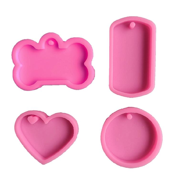 

Pet Hanging Tag for Key Chain Pendant Silicone Mould DIY Crafts Decorations Moul 1