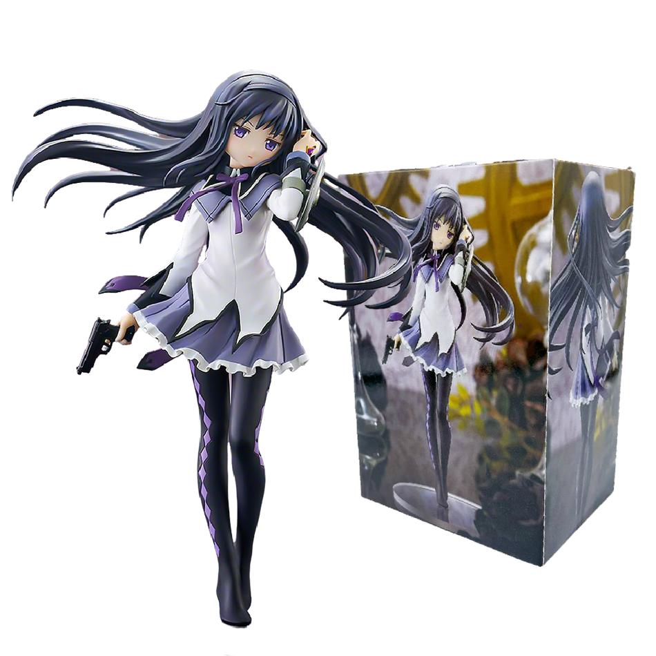 18CM Puella Magi Madoka Magica Aniem Figure Akemi Homura Magic Girl PVC Anime Action Figures Model Anime Cartoon Model Toy Gift