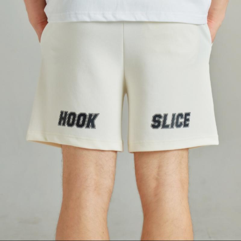 Goxo Sport Fit Short Pants White Hook Slice