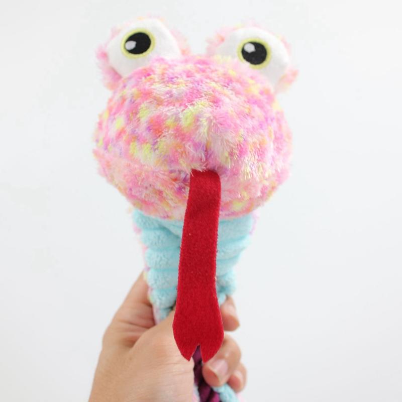 Pet Dog Plush Doll Stress Relief Toy Training Interactive Teeth Grinding Doll