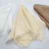 10pcs 32x32cm Cloth Napkins Pure Cotton Gauze Soft Napkin Handkerchief Vintage Banquet Garden Party Wedding Table Decoration