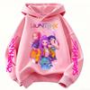 Movie-style Rumi, Mira, Zoey Boys' and Girls' Hooded Sportswear for Casual Wear, Trendy Street Fashion