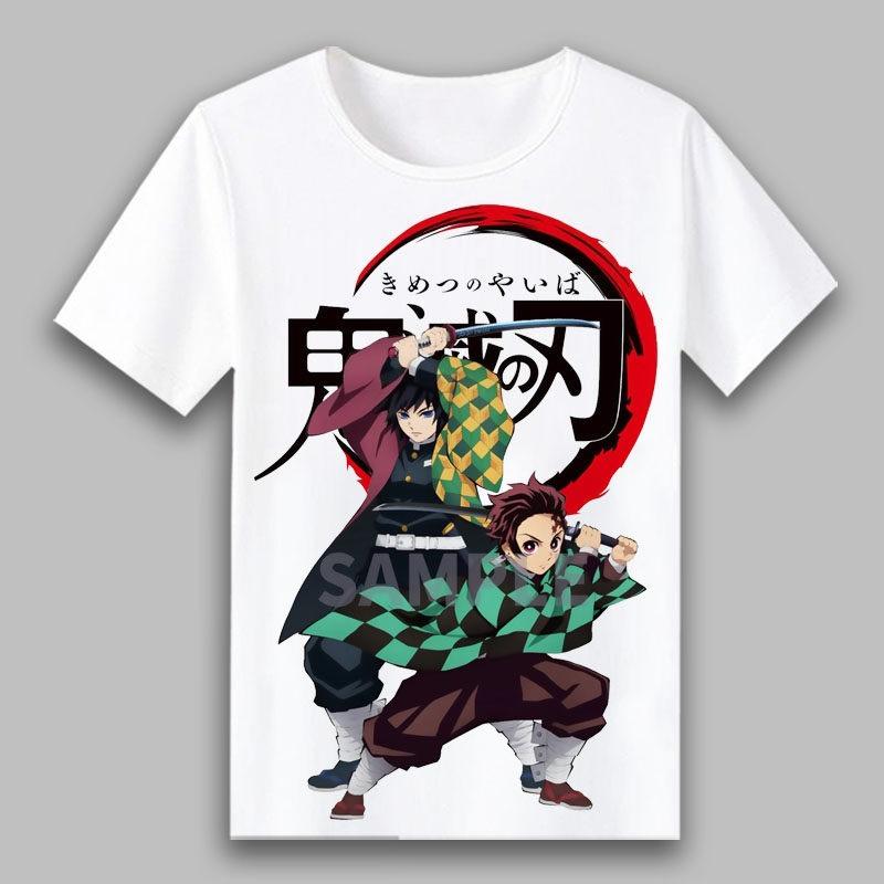 New Product Demon Slayer Blade Stove Door Charcoal Zhilang You Bean My Wife Shanyi Anime Short sleeved Tshirt