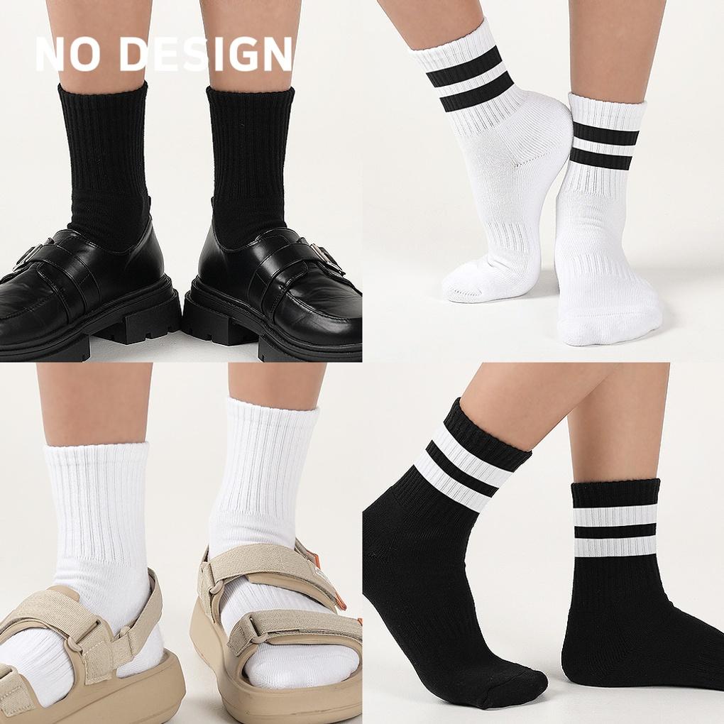 [10 párů doprava zdarma] Bez vzoru Zimní výprodej / Dámské a pánské studentské zimní angorové vlněné hladké ponožky