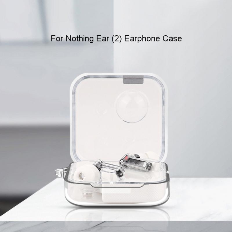 Συμβατό για Nothing Ear (2) Κάλυμμα Ακουστικών Αντικραδασμικό Αντιχαρακτικό Προστατευτικό Μανίκι Πλενόμενο Κέλυφος Ανθεκτικό στη Σκόνη