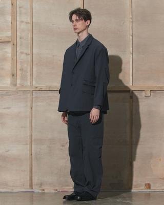 Hutoan Flowing Stretch 5-Pocket Jacket Charcoal