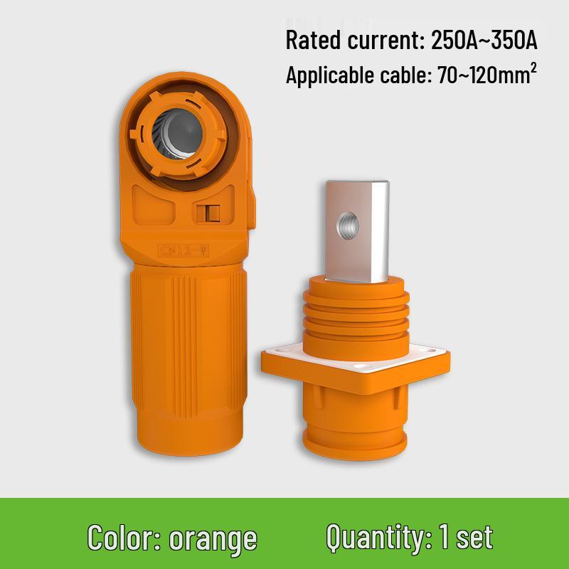 350A High Voltage Waterproof Male & Female Plug Connector for Industrial & Commercial Energy Storage