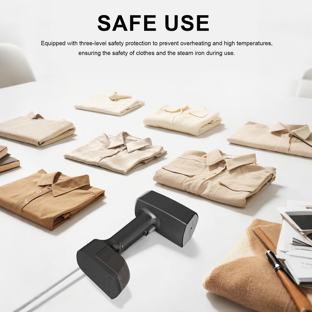 Steamer for Clothes Fast Heat-up Handheld Garment Steamer with Large 350ml Tank Portable Travel Steam Iron for Home & Travel