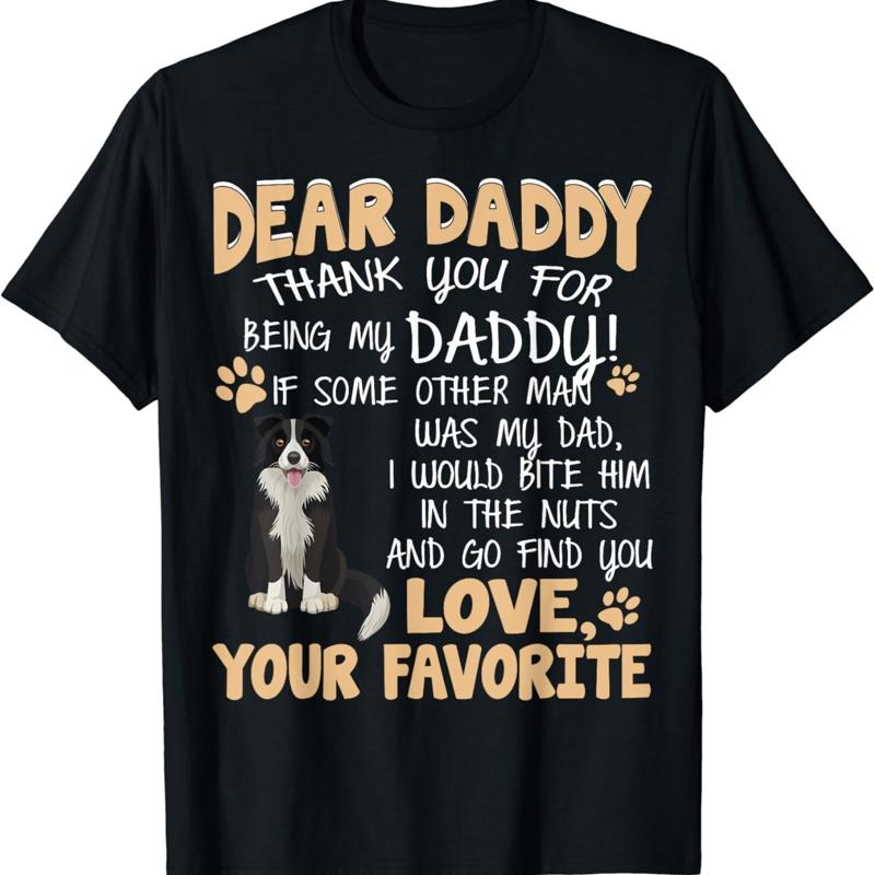 

Border Collie T Shirt _Funny For Lovers - Men s Summer Cotton Graphic Tee S разноцветный