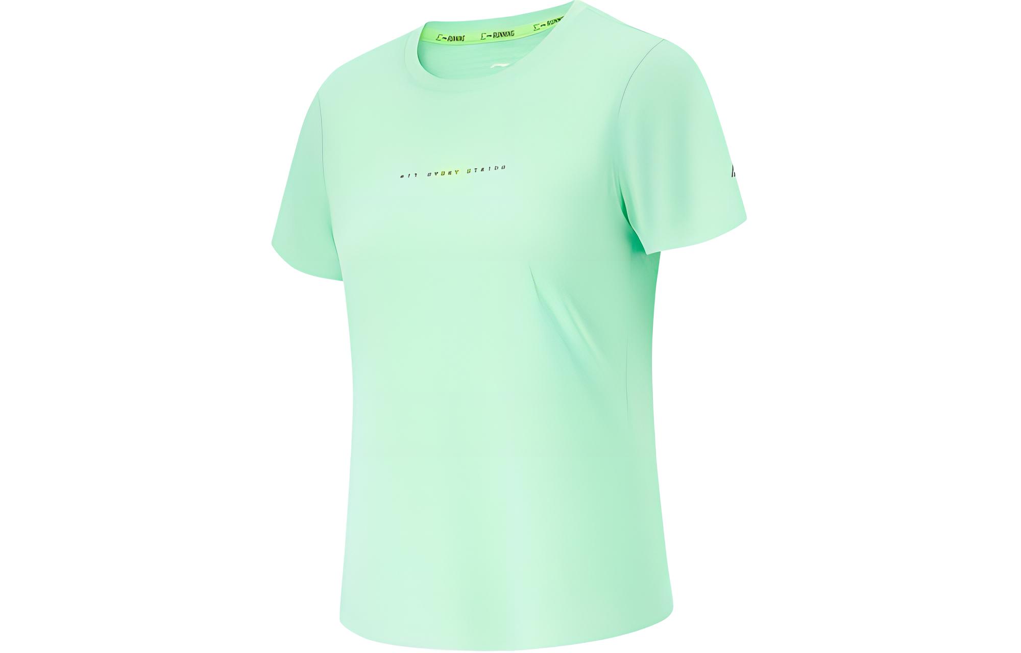 Li Ning T Shirt Women s Cooling Green ATSU190-5 L