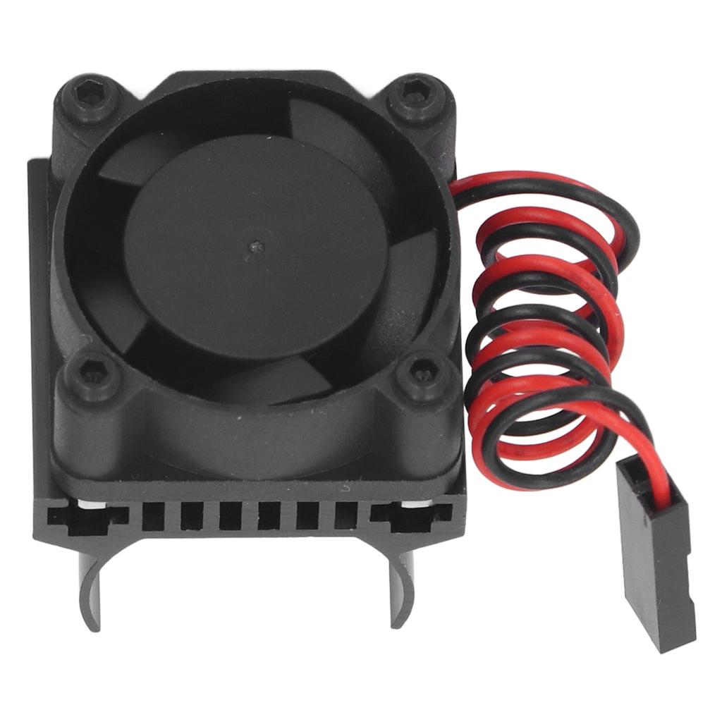 RC Motor Cooling Fan Heatsink Fan RC Accessory for Traxxas 118 Remote Control Car Black