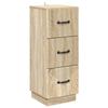 Mobile a cassetti Finitura Rovere Sonoma 33 x 34,5 x 87 cm Truciolato