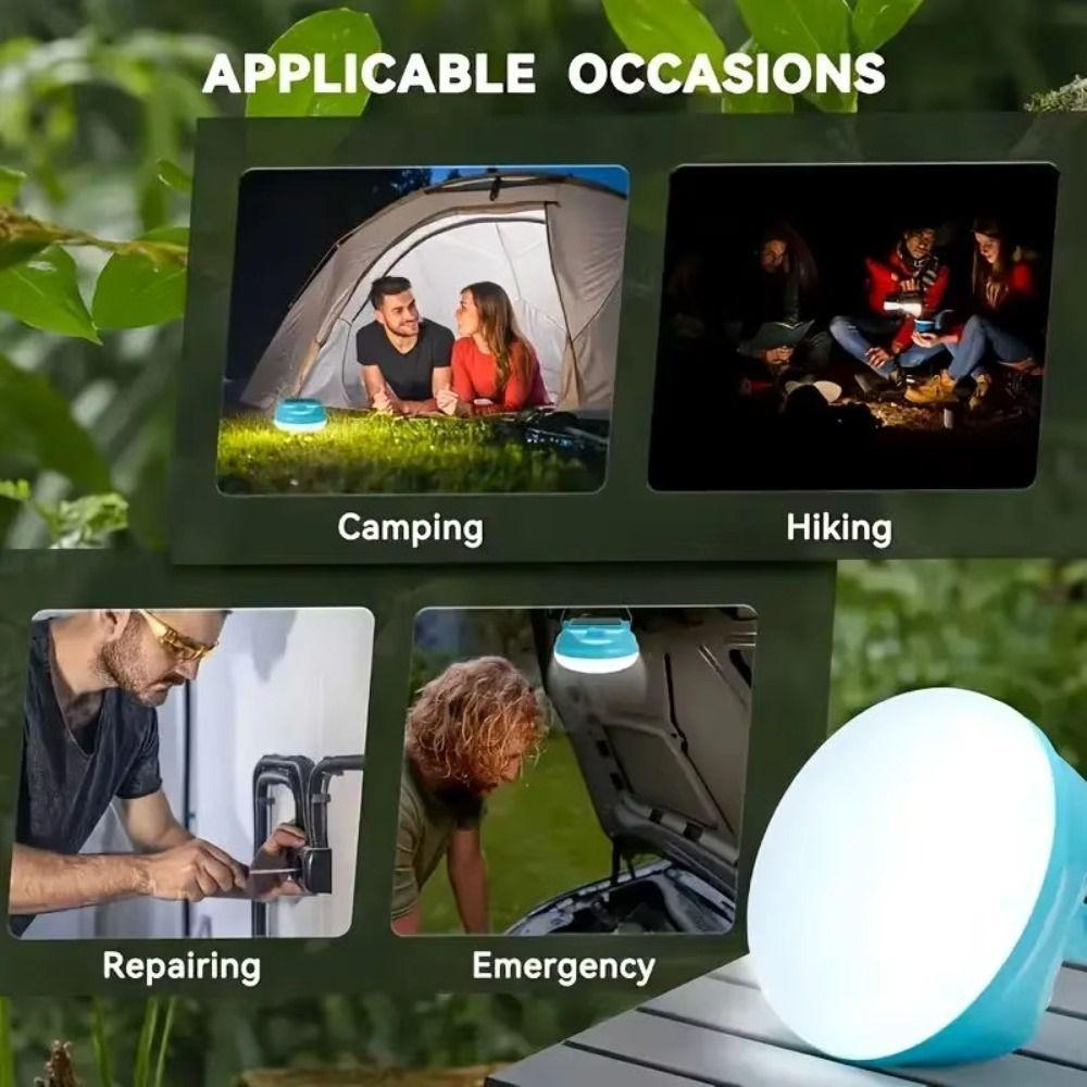 Quick Hook Solar Powered LED Camping Light Waterproof Ultra Bright LED Light  Camping