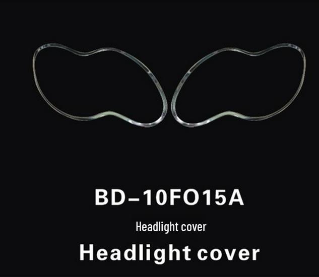 BYD F0 Rear Taillight Cover, Headlight Frame, Fuel Tank Cap, Front Fog Light Cover, and Decorative Frame Modifications.