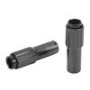 Bicycle Brake Cable Adjuster Screw Aluminum Alloy Bike Cable Adjuster Barrel for Road Mountain BikeBlack   1 Pair