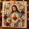 New Arrival Jesus Full Drill Mosaic Portrait Complete Kit Embroidery Religion Modern Home Decoration