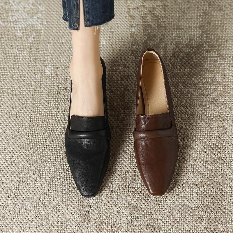 2025 new small versatile skirt comfortable and comfortable temperament medium mouth thin heel women