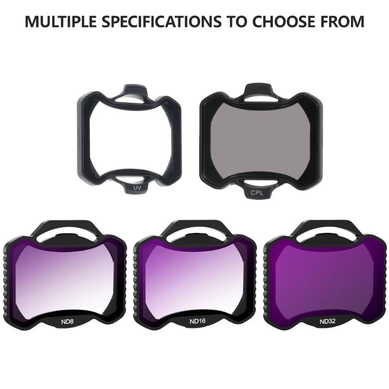 Lens Filter for Avata 2 UAV Aviation Aluminum Frame CPL/ND8/ND16/ND32 Neutral Density Filter Enhances Imagery