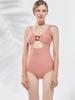 Bohemianbeullu Cutout Ring Front One-Piece Swimsuit Mp
