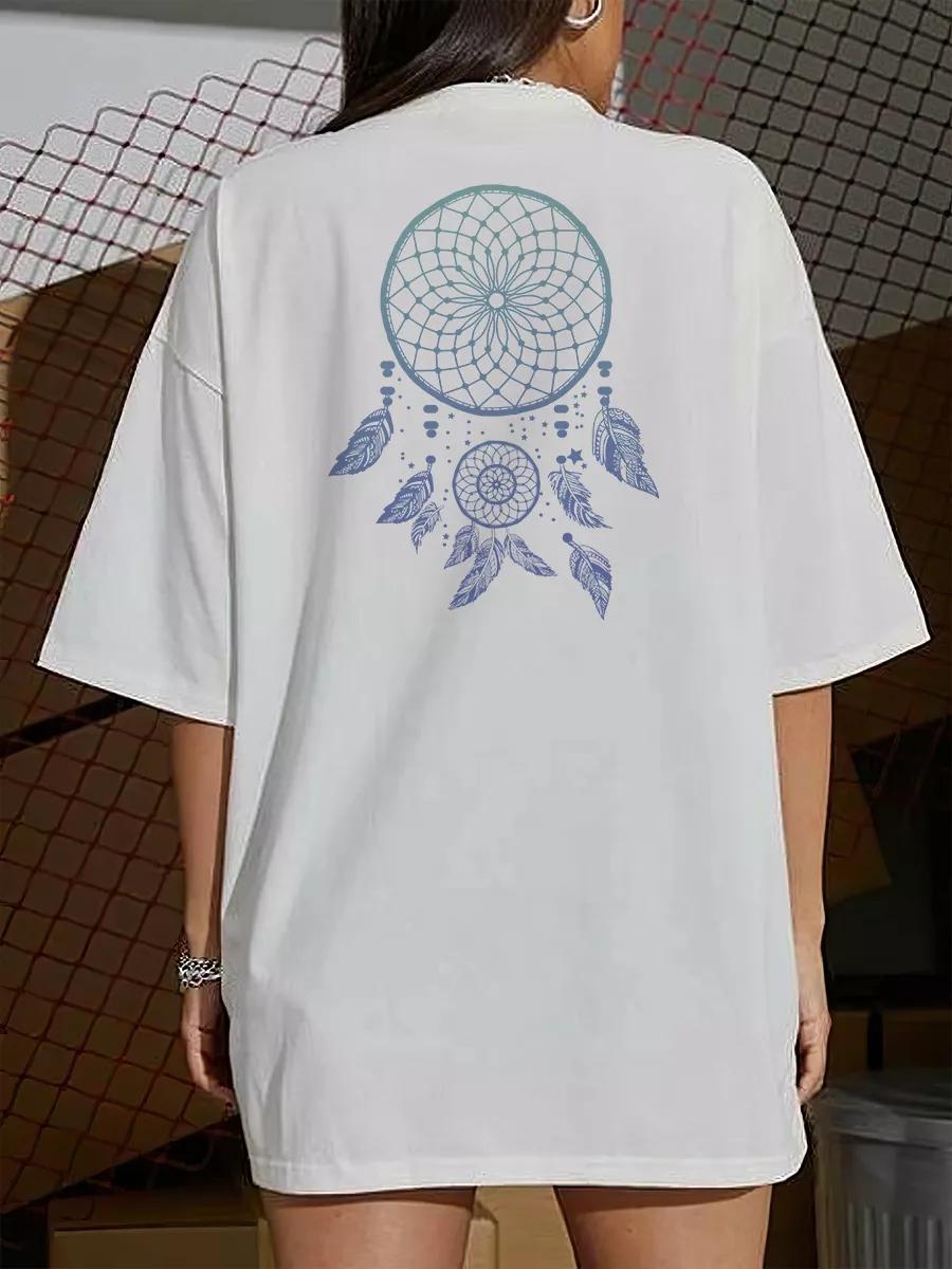 T-shirt with Dreamcatcher print on back M