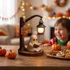Geisterfigur mit Laterne Halloween Lese-Statue Spooky-Süß für Schreibtisch