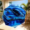 Sports car Print Automatic Open Close Umbrella, Portable Foldable Umbrella, for Outdoor Commute Camping Trip, Ideal Birthday Gift