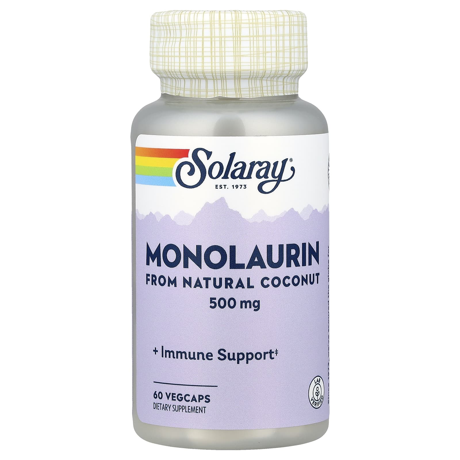 

Monolaurin, 500Mg, 60 Vegcaps