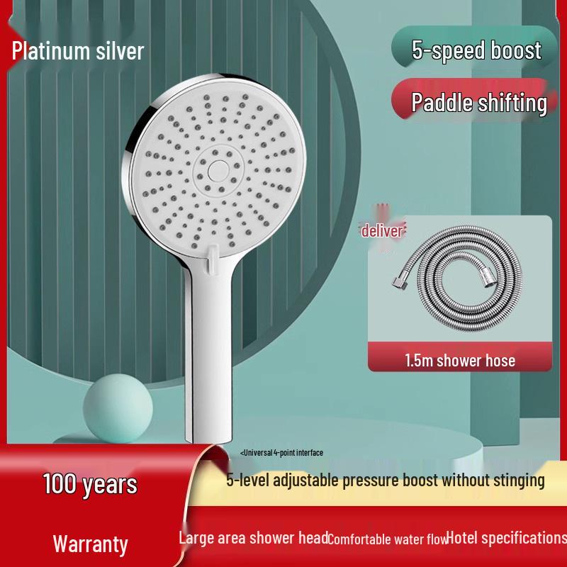 

Ручная насадка для душа с турбинной форсункой, работающая под давлением, для бытового использования