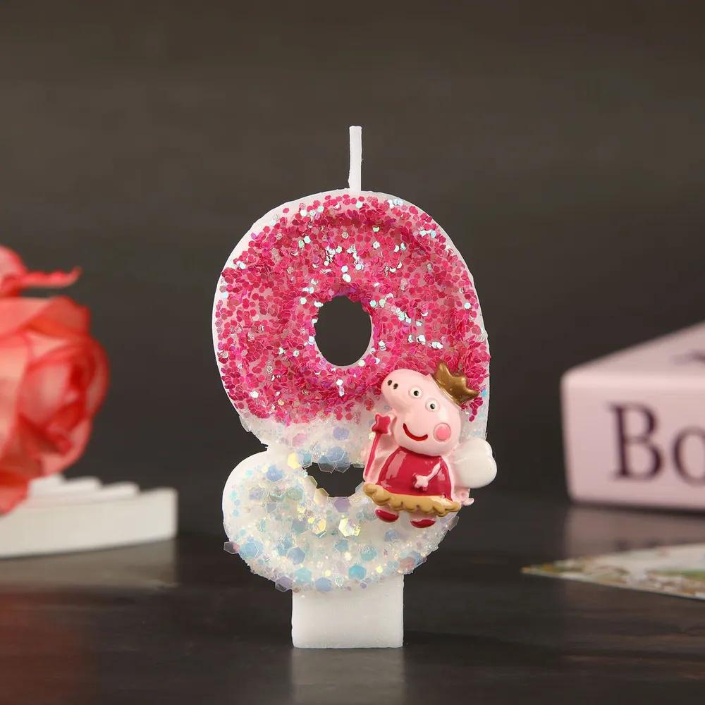 Digital Candle Birthday Little Celebration Cake Topper Decoration