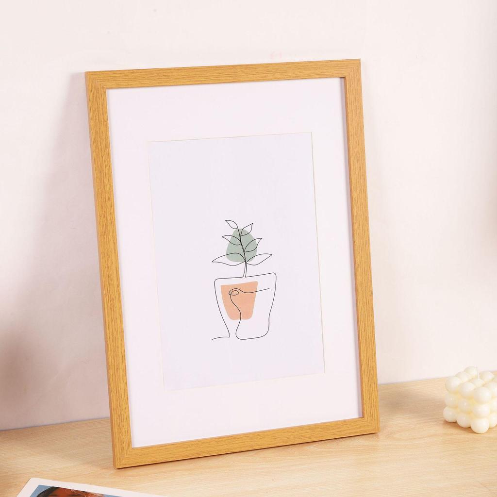 Large Simple Wooden Photo Frame A3/A4 for Wall Hanging